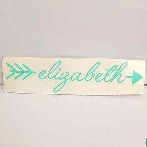 Elizabeth Car Decal